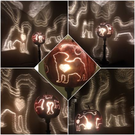 Picture of Pugs Lamp